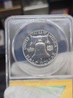 1960 50c Silver Proof Franklin Half Dollar Anacs Pf 60 Details