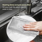 16 Pack Non-scratch Dishwashing Cloth Mesh Knit Cleaning Cloth For Kitchen