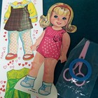 Vtg Lot Paper Dolls   Wood Doll Sets Liddle Kiddle Swingy Polka Dot Tots Teen