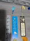 Lot Of 6 Bookmarks Antioch Tassel Beaded Book Reading Teacher Gift