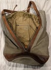 Extremely Rare Ll Bean Canvas And Leather Backpack Llb-obwa7