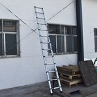 12 5ft 3 8m Aluminum Telescopic Ladder Multi Purpose Heavy Duty Extension Step