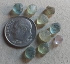 13 68 Carats Montana Sapphire Rough  1 52 Av  Mixed   9 Pieces  Unheated  Clean 
