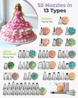 Kootek 90 Pcs Piping Bags And Tips Set  Cake Decorating Supplies Kit Purple 