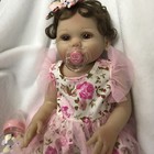 Real Life Reborn Baby Dolls Full Body Silicone Vinyl Lifelike Newborn Girl Doll