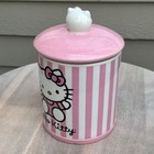 Silver Buffalo Sanrio Hello Kitty Pink Ceramic Cookie Snack Jar Medium 2 Parts