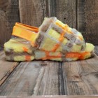 Womens Us 11 Ugg Fluff Yeah Slide Plaid Punk Yellow Slingback Slipper Sandal
