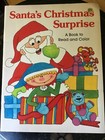 Vtg 1985 Christmas Coloring Book Pristine Unused  Santa   s Christmas Surprise