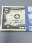 New Uncirculated Two Dollar Bills  Series 2017a   2 Sequential Notes  Lot Of 50