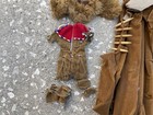 Rare Breyer Horse Accessory  2485 Tipi Set Native American Doll Outfit Fur Fire