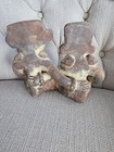 Vintage  Ceramic Statue Mesoamerican Sculpture 