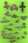 Lot 20 Ancient Viking Enamel Bronze Cross Kiev Russia Ukraine 1100 Byzantine 76