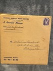Chicago Service Mens  Center Phonograph Record And Envelope Chicago  Il Usa