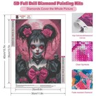 Gothic Halloween Diamond Art Kit 5d Diy Painting Craft