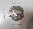   Hobo  Indian Head Chief Skull Made From A Real Buffalo Nickel Signed