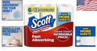 Scott Paper Towels  Choose-a-sheet  6 Double Rolls