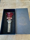 Versace Rosenthal  Medusa Red Frosted Crystal Wine Bottle Stopper Nib