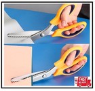 Pinking Shears For Fabric Cutting 9 Inch Zig Zag Scissors Professional Sewing   