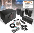 Pyle 5 1 Channel Home Theater Speaker System 300w Bluetooth Surround Sound Gift