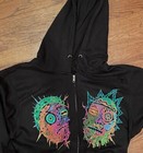Rick And Morty-  adult Swim  Zip Up Hoodie