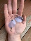 Antique Purple Lens Pince Nez Sunglasses Spectacles Vtg Steam Punk Glasses Rare
