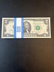  100 - 50 Two Dollar Bills Circulated  Lightly Circulated -  non-sequential 