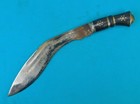 Vintage Old Indian India Gurkha Kukri Fighting Knife W  Scabbard