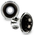 1x Prv Audio Wgp14-50 Chrome 2  Exit Waveguide 45 X 45 Horn 4-bolt For 2  Driver