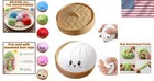 Unique Giant Steamed Bun Squishy Toy - Glittery Stress Ball With Smiley Face
