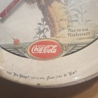 Norman Rockwell Coca-cola Fishing Boy Thermometer Tru Temp Jumbo