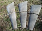 8ft A702   A602 Aermotor Windmill Sail Fan Blade Set Of 3  Vintage  A100