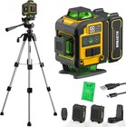 Laser Level With Tripod  4x360   Self Leveling Laser Level  Green Line Laser 4   