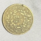 Tunisia 1 Franc 1941  Coin  French Protectorate-era Wartime Africa