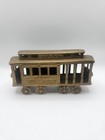 Vintage Solid Brass San Francisco Cable Car 6    Brass Trolley Made In India 