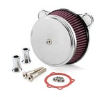 Chrome Smooth Air Cleaner Intake Filter For Harley Electra Glide Road King 93-07