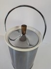 Vintage Mid Century Atomic Kromex Bar Cocktail Ice Bucket Chrome    Plastic 11 