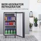 Single Tap Beer Kegerator  97l Draft Beer Dispenser  Full Size Stainless Steel