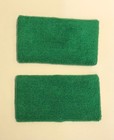 Oregon Ducks Nike Doublewide Wristbands Green yellow Swoosh Sweatband 1 Pair