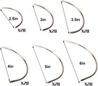 120pcs Curved Needles Curved Sewing Needles Weaving Needle For Carpet Leather