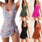 Women s One Piece Swimsuits 2025 Tummy Control Swim Dresses Skirt Bathing Suit