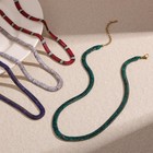 Snake Chain Choker Necklace Unisex Textured Collarbone Colorful Fashion Jewelry