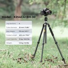 K f Concept 68in Carbon Fiber Camera Tripod Photography Tripod W  30mm Ball Head
