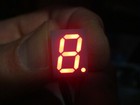 Lot 25 Red 0 4  7-seg Led Displays --  Agilent Hdsp-f101-ef000 -- New And Unused