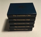 X 5 - University Club Of New York - Full Unstruck Matchbox Matchbook Nyc Vintage
