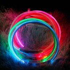 Rechargeable Led Light-up Flash Glow Collar Dog Pet Safety Micro Usb Adjustable