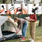 4  Inch Black Ball Bungee Bungie Cord Canopy Tarp Tie Downs Straps New Lot X2000