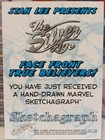Marvel The Silver Age Black Bolt Sketchagraph Sketch Card By Dan Schaefer 1998 