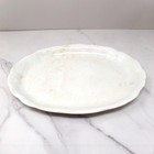 Antique Vodrey   Brothers Ironstone Platter  Crazed And Stained  13 