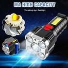 Super Bright Led Torch Flashlight Tactical Camping Outdoor Lamp Usb Rechargeable