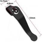 Diy Titanium Deep Carry Pocket Clip For Spyderco Knife Accessories